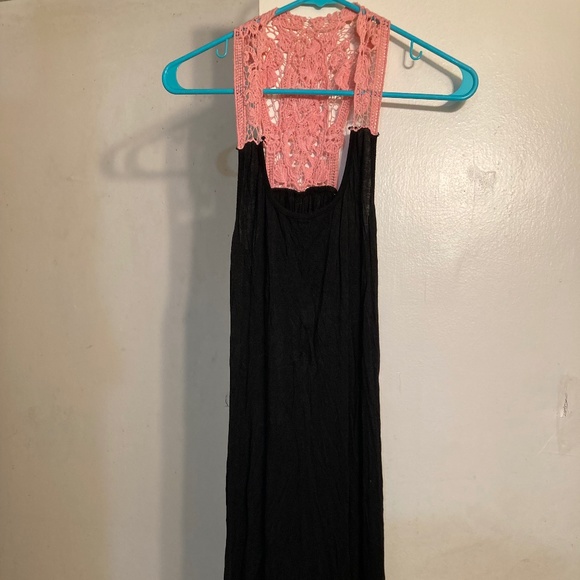 NWOT Black Slinky Tank Dress - Picture 1 of 8